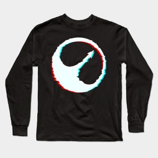 Space Fleet Glitched Long Sleeve T-Shirt